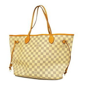 Louis Vuitton Damier Azur Neverfull MM Tote Bag